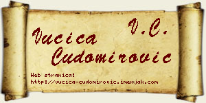 Vučica Čudomirović vizit kartica